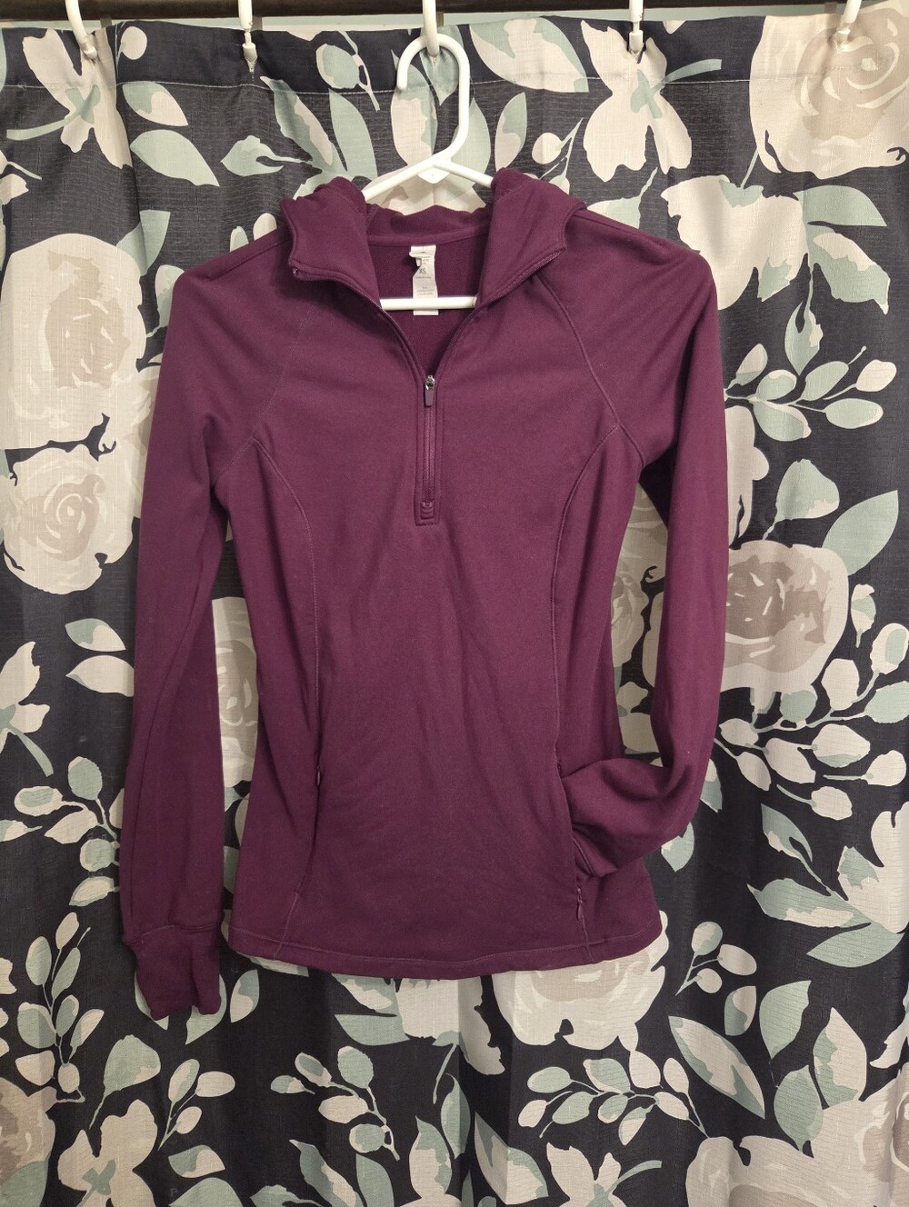 Yogalicious Lux Hooded Half-Zip Long Sleeve Top